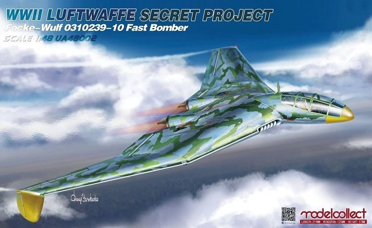Modelcollect UA48002 WWII LUFTWAFFE Focke-Wulf 1000 Fast Bomber 1/48 – imagen 2