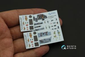 Intérieur imprimé en 3D et coloré sur papier décalcomanie Quinta Studio QD72088 Su-24M (Trumpeter) 1/72 – image 4