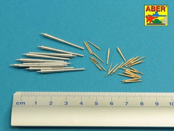 Ensemble de barils Aber 350L-74 pour les cuirassés allemands de la Première Guerre mondiale : König ; Grosser Kurfürst; Markgraf; Kronprinz 305 mm x 10, 150 mm x 14, 88 mm x 10 (1/350) – image 2