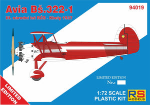 RS Models 94019 Avia Bs.322-1 Édition Limitée 1/72