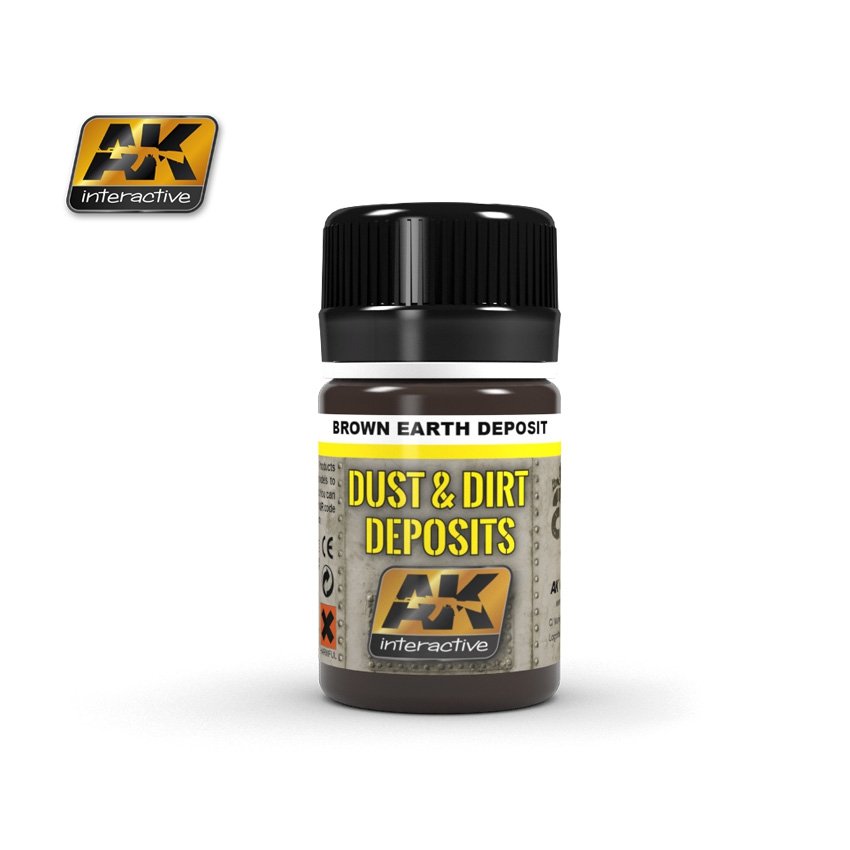 AK Interactive AK4063 DÉPÔT DE TERRE BRUNE 35 ml