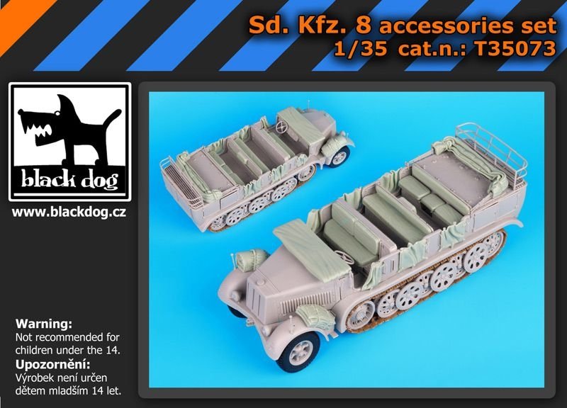 Black Dog T35073 Sd.Kfz 7 ensemble d&amp;#39;accessoires 1/35