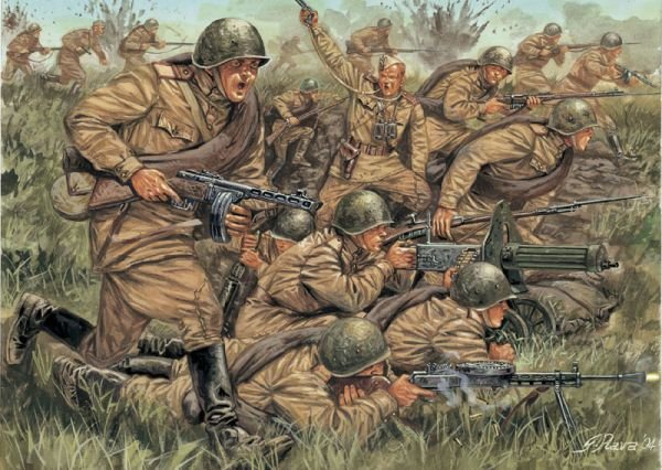 Italeri 6057 Infanterie russe Seconde Guerre mondiale