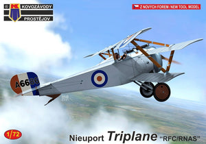 Kovozavody Prostejov KPM0255 Triplan Nieuport « RFC/RNAS » 1/72