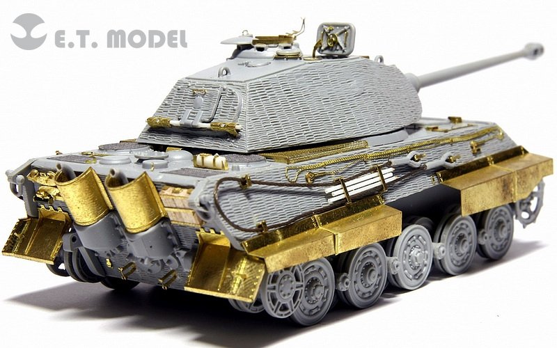 E.T. Model E72-020 WWII German KING TIGER (Porsche Turret) For DRAGON 7254 1/72 – zdjęcie 4