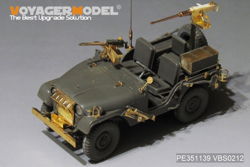 Kit de mise à niveau Voyager Model PE351139 IDF 1/4 TON 4X4 M38A1/CJ-6 SIYUR (pour AF35S94 AF35S99) 1/35 – immagine 3