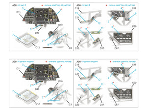 Intérieur imprimé en 3D et coloré sur papier décalcomanie Quinta Studio QDS-48583 Westland Lysander Mk.III (Airfix) (petite version) 1/48 – image 7