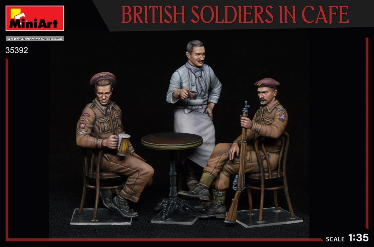 MiniArt 35392 SOLDATS BRITANNIQUES AU CAFÉ 1/35 – image 3