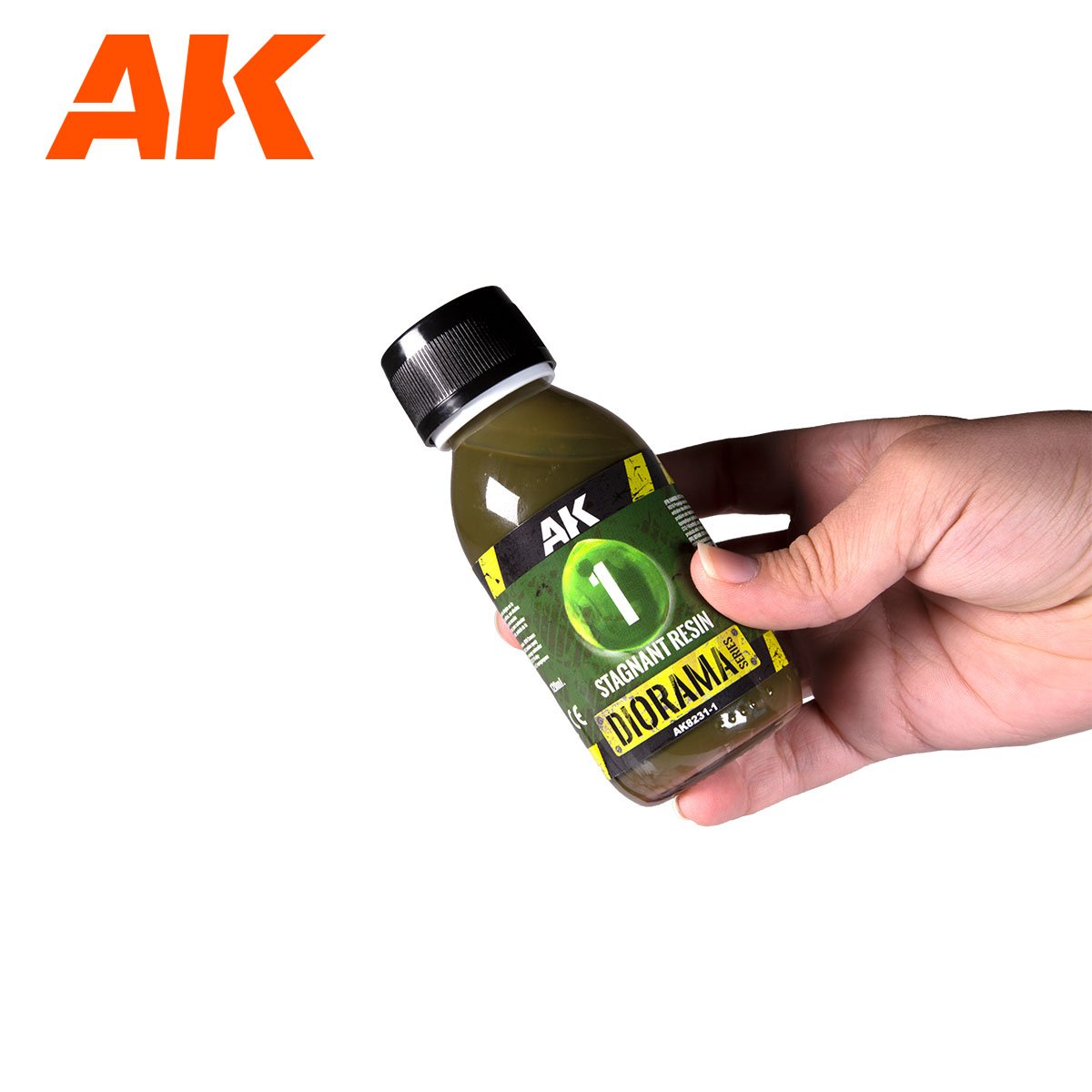 RÉSINE AK Interactive AK8231 RÉSINE STABILISANTE – RÉSINE ÉPOXY 2 COMPOSANTS 180ML – Bild 2