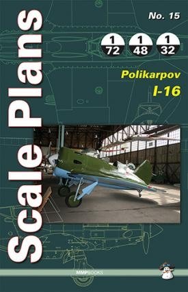 MMP Books 78692 Plans à l'échelle n° 15 Polikarpov I-16 EN