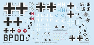 Décalcomanies Exito ED48004 Luftwaffe Ground Attackers vol.1 - Ju 87 D-3, Hs 129, Fw 190F-8 1/48 – image 2