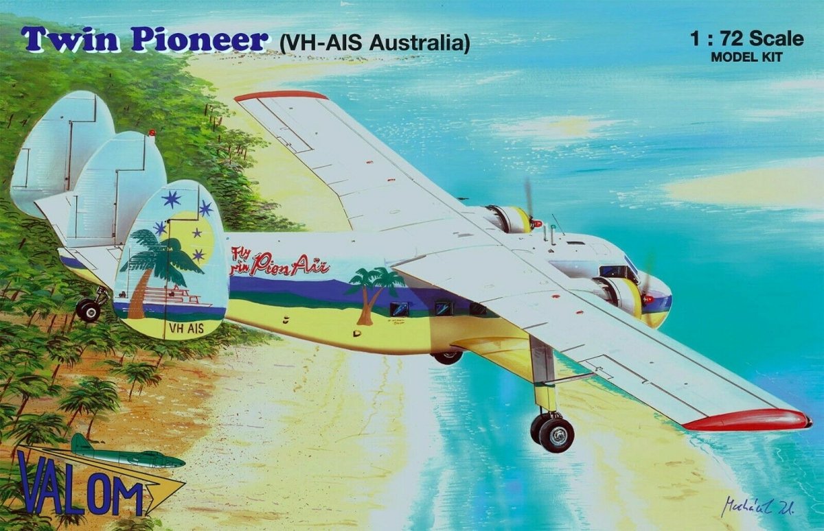 Valom 72144 Scottish Aviation Twin Pioneer (VH-AIS Australie) 1/72