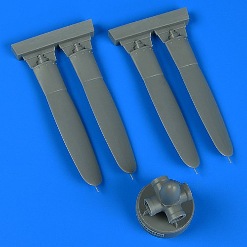 Hélice Quickboost QB32242 P-47 Thunderbolt, moteur électrique Curtiss, Trumpeter, échelle 1/32