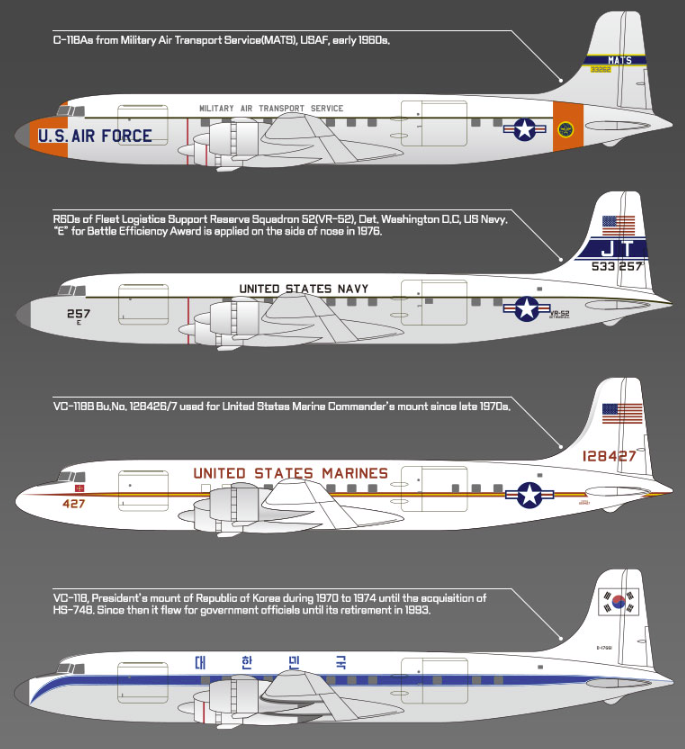 Maquette Academy 12634 USAF C-118 Liftmaster au 1/144 – image 4