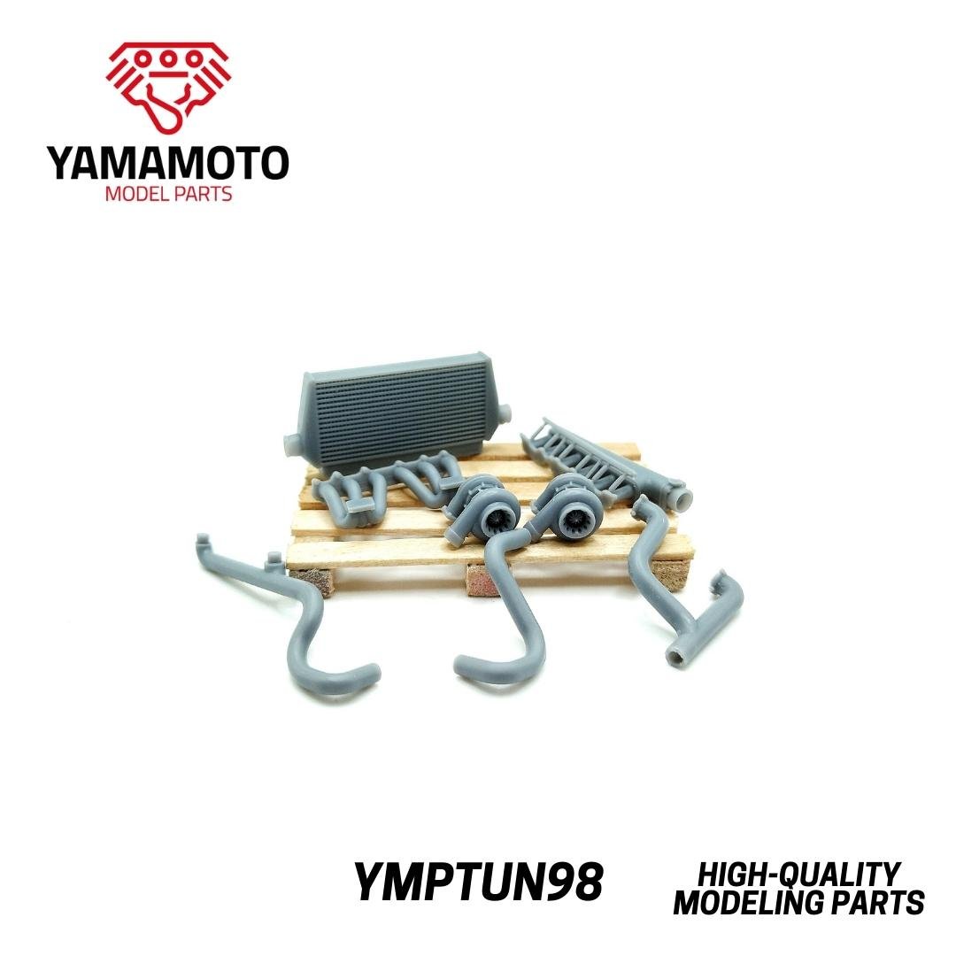 Kit Yamamoto YMPTUN98 2JZ Twin Turbo pour Tamiya 24123 1/24