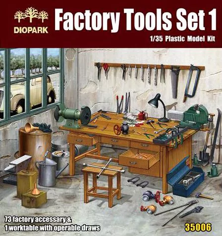 Diopark 35006 Coffret d'outils d'usine 1 1/35