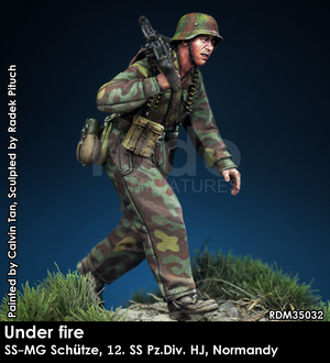 RADO Miniatures RDM35032 Sous le feu. W-SS MG Schütze, 12. SS-Pz.Div. HJ, Normandie 1944 1/35 – immagine 2