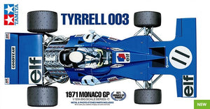 Tamiya 12054 Tyrrell 003 Grand Prix de Monaco 1971, échelle 1/12