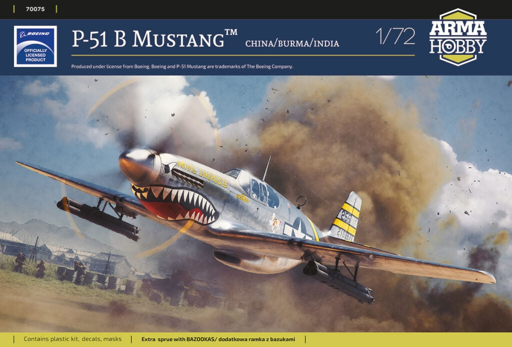 Arma Hobby 70075 P-51B Mustang Chine, Birmanie, Inde 1/72 – Bild 2