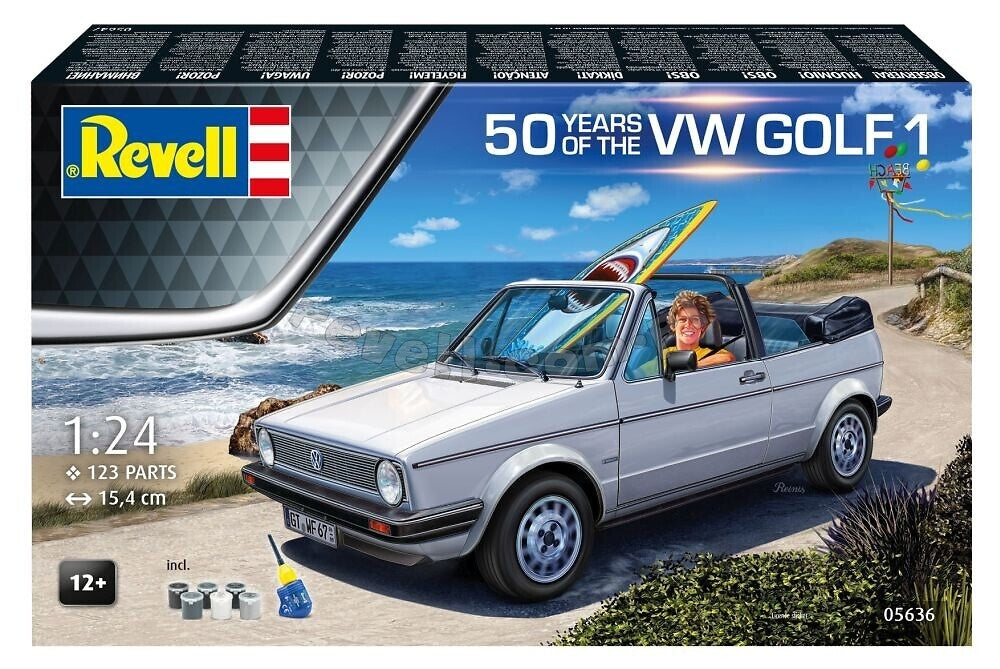 Coffret cadeau Revell 05636 - 50 ans de VW Golf 1 1/24 – image 2
