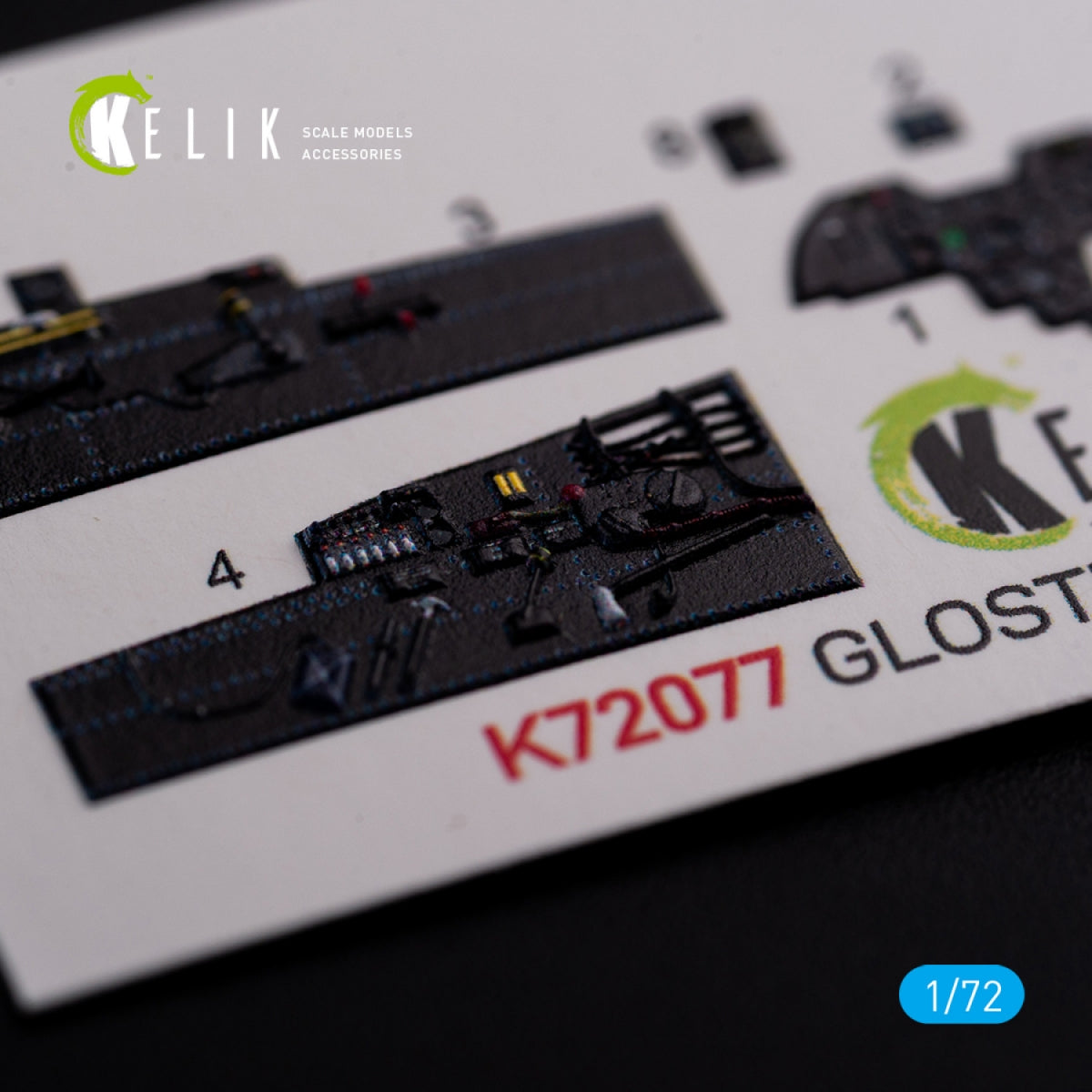 Décalcomanies 3D intérieures KELIK K72077 pour maquette Airfix Gloster Meteor F.8 au 1/72 – Bild 7
