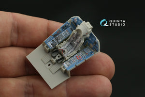 Intérieur imprimé en 3D et coloré sur papier décalcomanie Quinta Studio QD48233 Su-27SM (KittyHawk) 1/48 – image 8