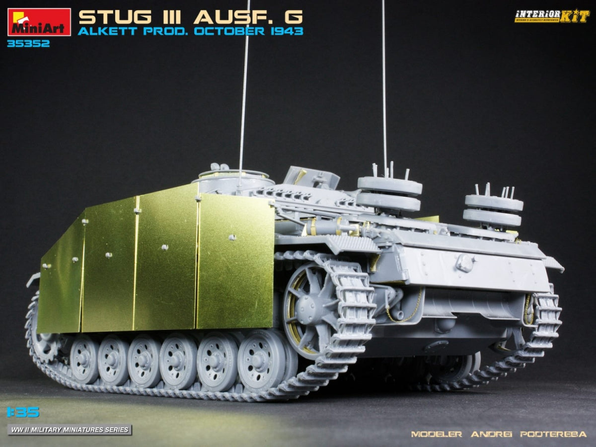 MiniArt 35352 STUG III AUSF. G ALKETT PROD. KIT INTÉRIEUR OCTOBRE 1943 1/35 – Bild 5