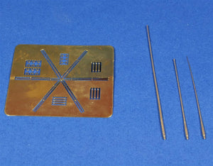 Panzer Art RE35-182 Ensemble d&amp;#39;antennes pour véhicules de commandement allemands, échelle 1/35 – immagine 3