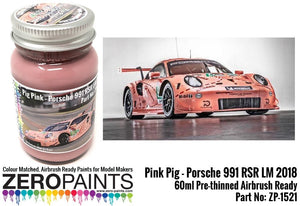 Peinture Zero Paints ZP-1521 Pink Pig Porsche 991 RSR LM 2018 60 ml
