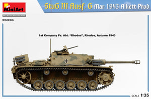 Mini Art 35336 StuG III Ausf. G mars 1943 Alkett Prod 1/35 – Bild 5