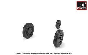 Roues Armory Models AW48407 EE Lightning avec pneus lestés, échelle 1/48 (début) – image 4