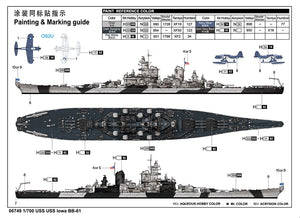 Trumpeter 06749 USS Iowa BB-61 1/700 – immagine 3