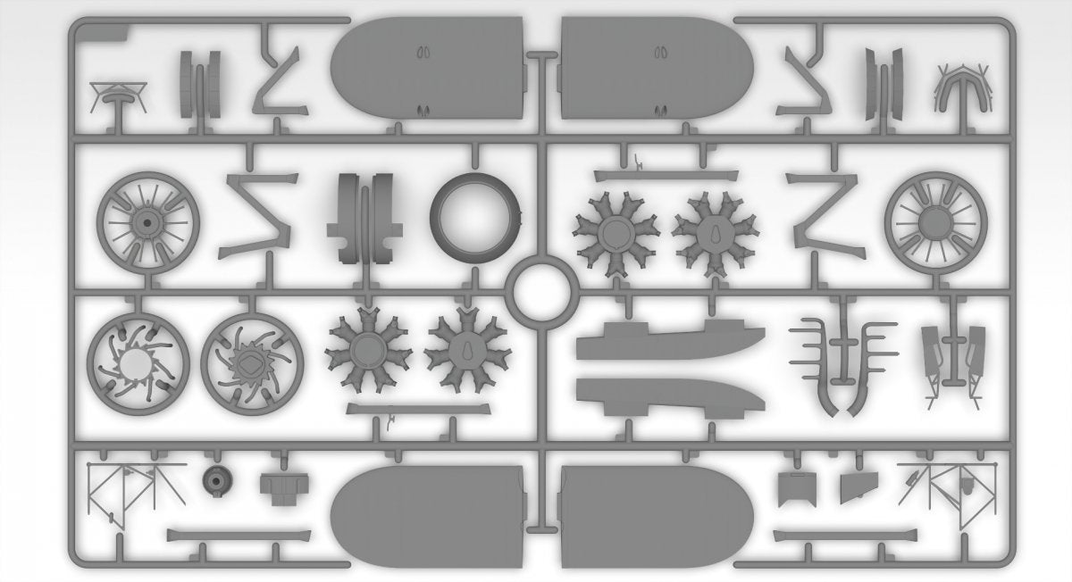 ICM 32020 Fiat CR.42 Falco Chasseur italien de la Seconde Guerre mondiale 1/32 – imagen 6