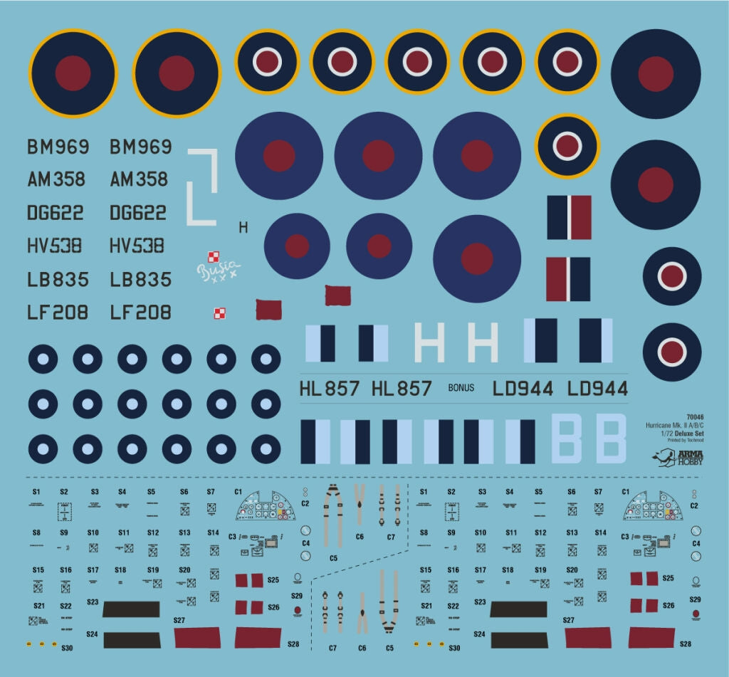 Arma Hobby 70046 Hurricane Mk II Reconnaissance Deluxe Set 1/72 – image 14