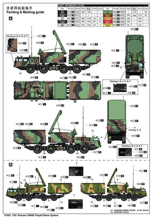 Trumpeter 01043 Système radar à volets russe 30N6E 1/35 – immagine 3