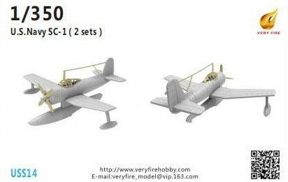 Très bon feu USS14 USNavy SC-1 (2 sets) 1/350