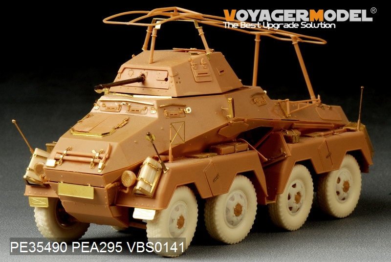 Maquette Voyager PE35490 Sd.Kfz.232 8 ROD allemand de la Seconde Guerre mondiale, version initiale pour AFV 35232, échelle 1/35 – immagine 5
