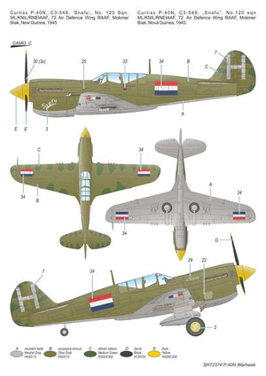 Maquette Special Hobby 72374 P-40N Warhawk au 1/72  – image 12
