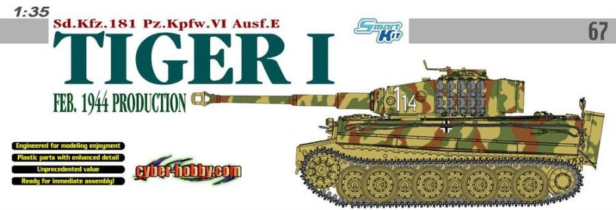 Cyber ​​​​Hobby 6650 Sd.Kfz.181 Pz.Kpfw.VI Ausf.E Tiger I, production de février 1944 (1/35) – image 4