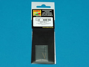 Armement Aber A48114 pour chasseur soviétique MIG-3 : 2 mitrailleuses 7,62 ShKAS ; 1 mitrailleuse UBS de 12,7 mm ; tube de Pitot (1/48) – imagen 9