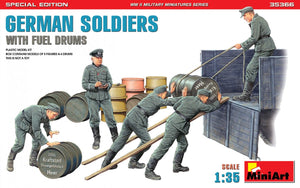 MiniArt 35366 SOLDATS ALLEMANDS AVEC BARILS DE CARBURANT. ÉDITION SPÉCIALE 1/35