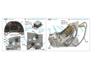 Intérieur imprimé en 3D et coloré sur papier décalcomanie pour Spitfire Mk.IXc (Airfix) Quinta Studio QD24009, échelle 1/24  – immagine 2