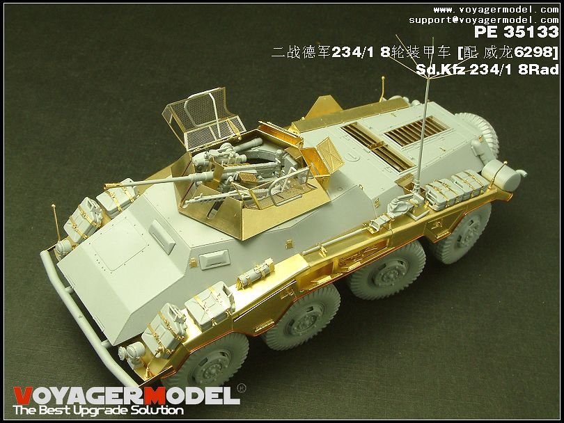 Voyager modèle PE35133 Sd.Kfz 234/1 8Rad (pour DRAGON 6298) 1/35  – immagine 3