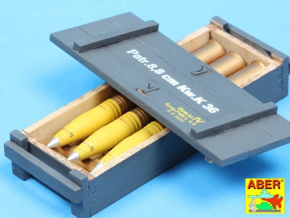Munitions explosives Aber 16014 8,8 cm Tiger I avec boîte (1/16) – Bild 4