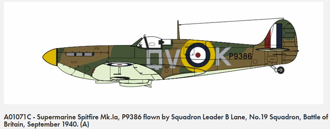 Airfix 01071C Supermarine Spitfire Mk.Ia 1/72 – zdjęcie 2