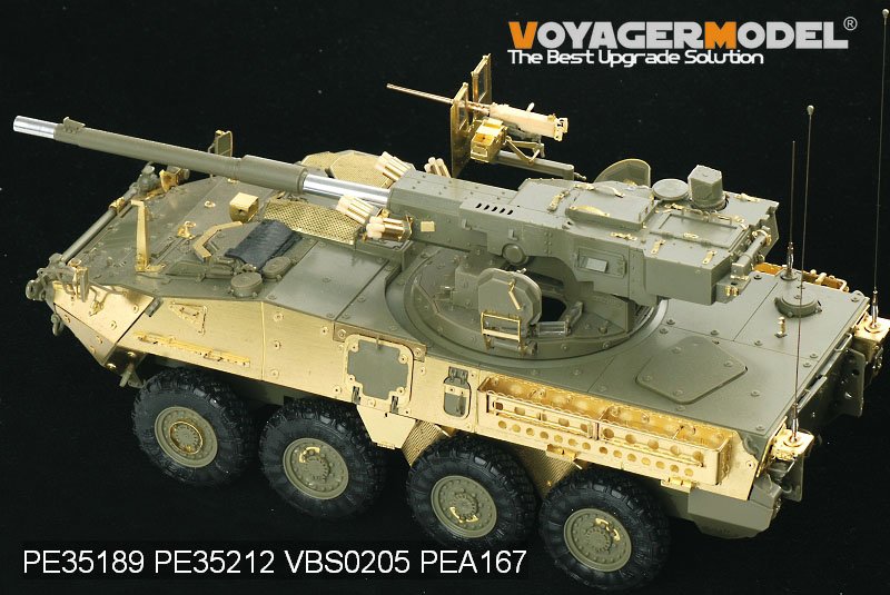 Maquette Voyager PE35189 M1128 MGS de l&amp;#39;armée américaine moderne pour AFV CLUB 35128 1/35 – Bild 6