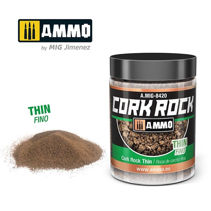 AMMO de Mig Jimenez 8420 CREATE CORK Cork Rock Thin 100ml
