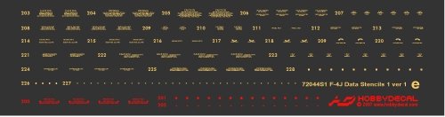 HobbyDecal AL72001V1 F-4J VX-4 Vandy1 Black Bunny Octobre 1972 1/72 – image 5