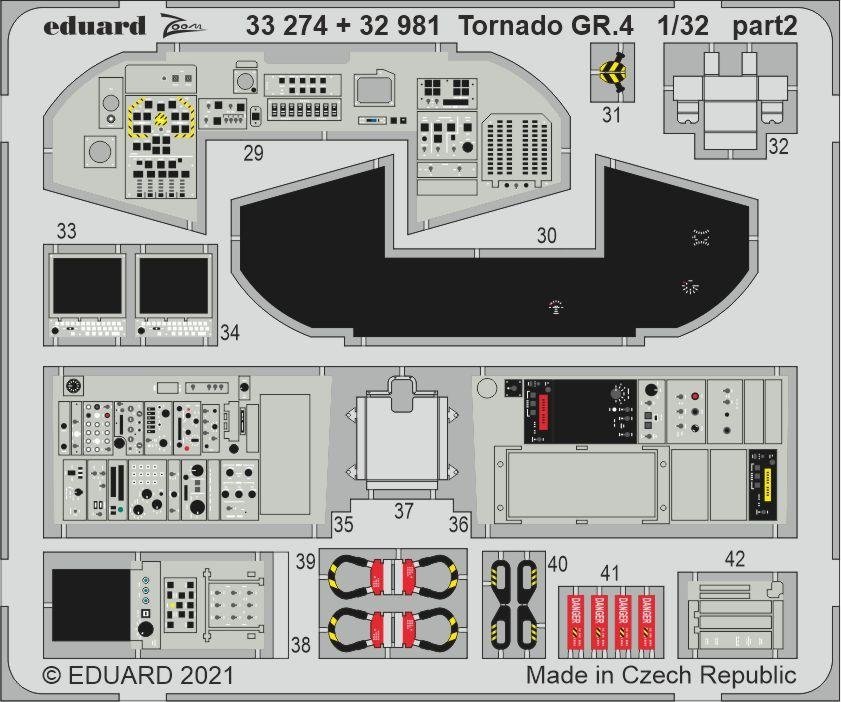 Eduard 33274 Tornado GR.4 pour ITALERI 1/32