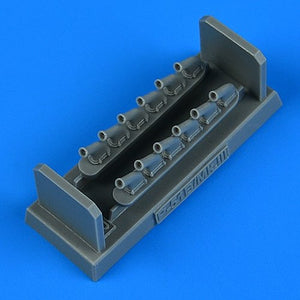 Échappement Quickboost QB48945 pour Mustang P-51B/Mk.III Tamiya 1/48